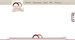 Desktop Screenshot of marientorzwinger.de
